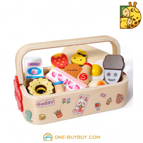 Набор тортов и десертов для нарезки на магнитах