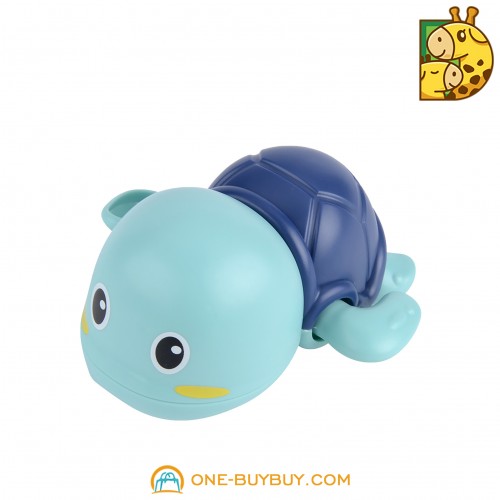 Baby Shower Игрушка Заводной Мультфильм Черепаха Синий