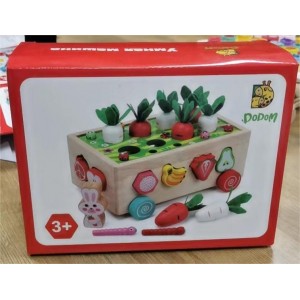Детские развивающие игрушки Ферма, садовые игрушки, строительные блоки в форме машины, спаривание, ловля насекомых, вытягивание моркови, разборка, разведывательная коробка, русская версия