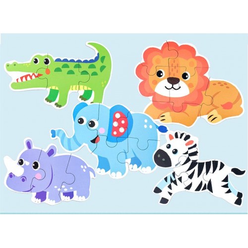 Детская дорожная жестяная коробка шесть в одном, неправильная большая ...