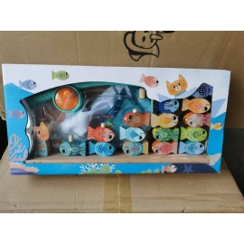 Kitten Fishing Dudule Simulation Fishing Детские деревянные игрушки оптом 
