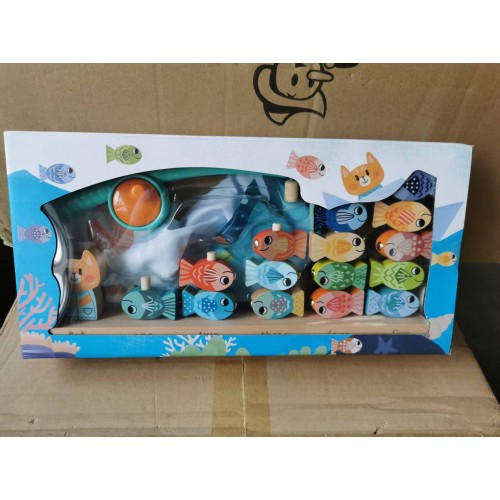 Kitten Fishing Dudule Simulation Fishing Детские деревянные игрушки оптом Kitten Fishing Dudule Simulation Fishing Детские деревянные игрушки оптом