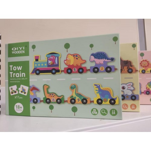 CPC CE трансграничный новый продукт детский мультфильм животных алфавит динозавр номер маленький поезд ребенок раннего образования игра-головоломка