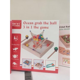 Игра с захватом бисера, детская головоломка с захватом мяча, упражнение на гибкость, деревянные игрушки, оптовая продажа 